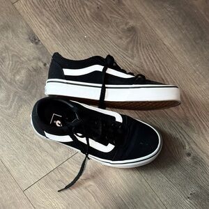 Vans Black and White Sneakers